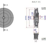 ⁦قابض مغناطيسي، بكرة 12 فولت 2×أمبير 7 بوصة⁩ - الصورة ⁦2⁩