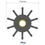 ⁦مكره فاخر (Premium Impeller) PN 06-02-040⁩ - الصورة ⁦2⁩