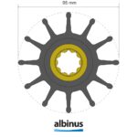 ⁦مكره فاخر (Premium Impeller) PN 06-02-041⁩ - الصورة ⁦2⁩