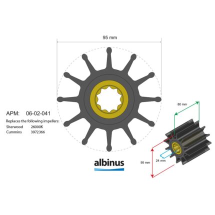 مكره فاخر (Premium Impeller) PN 06-02-041