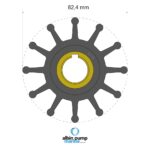 ⁦مكره فاخر (Premium Impeller) PN 06-02-025⁩ - الصورة ⁦3⁩