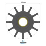 ⁦مكره فاخر (Premium Impeller) PN 06-02-028⁩ - الصورة ⁦2⁩