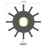 ⁦مكره فاخر (Premium Impeller) PN 06-02-030⁩ - الصورة ⁦2⁩