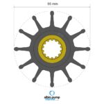 ⁦مكره فاخر (Premium Impeller) PN 06-02-033⁩ - الصورة ⁦3⁩