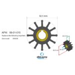 ⁦طقم المكره (Impeller Kit) الممتاز PN 06-01-015⁩ - الصورة ⁦2⁩