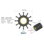 ⁦طقم المكره (Impeller Kit) الممتاز PN 06-01-020⁩ - الصورة ⁦3⁩