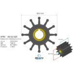 ⁦مكره فاخر (Premium Impeller) PN 06-02-025⁩ - الصورة ⁦2⁩