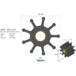 ⁦مكره فاخر (Premium Impeller) PN 06-02-027⁩ - الصورة ⁦3⁩