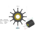 ⁦مكره فاخر (Premium Impeller) PN 06-02-033⁩ - الصورة ⁦2⁩