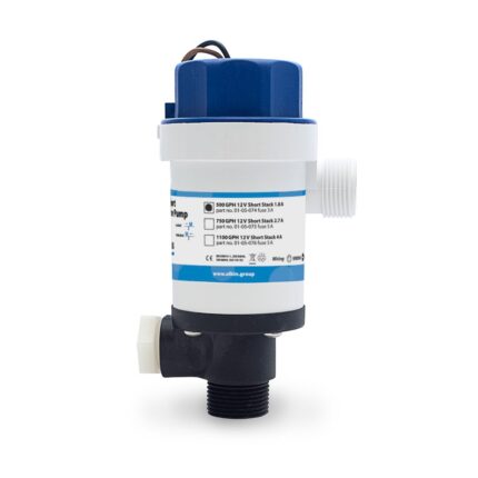 مضخة تهوية (Aerator) ثنائية المنفذ (Twinport) 500 جالون/ساعة، عمود قصير، 12 فولت